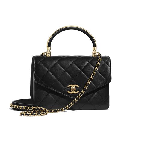 chanel mini flap bag with top handle 2023